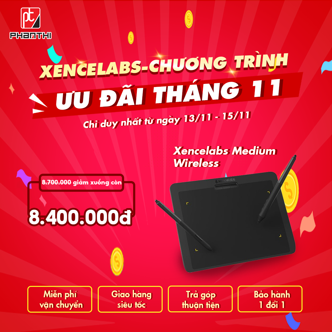 Xencelabs Medium - Chương trình khuyến mãi tháng 11