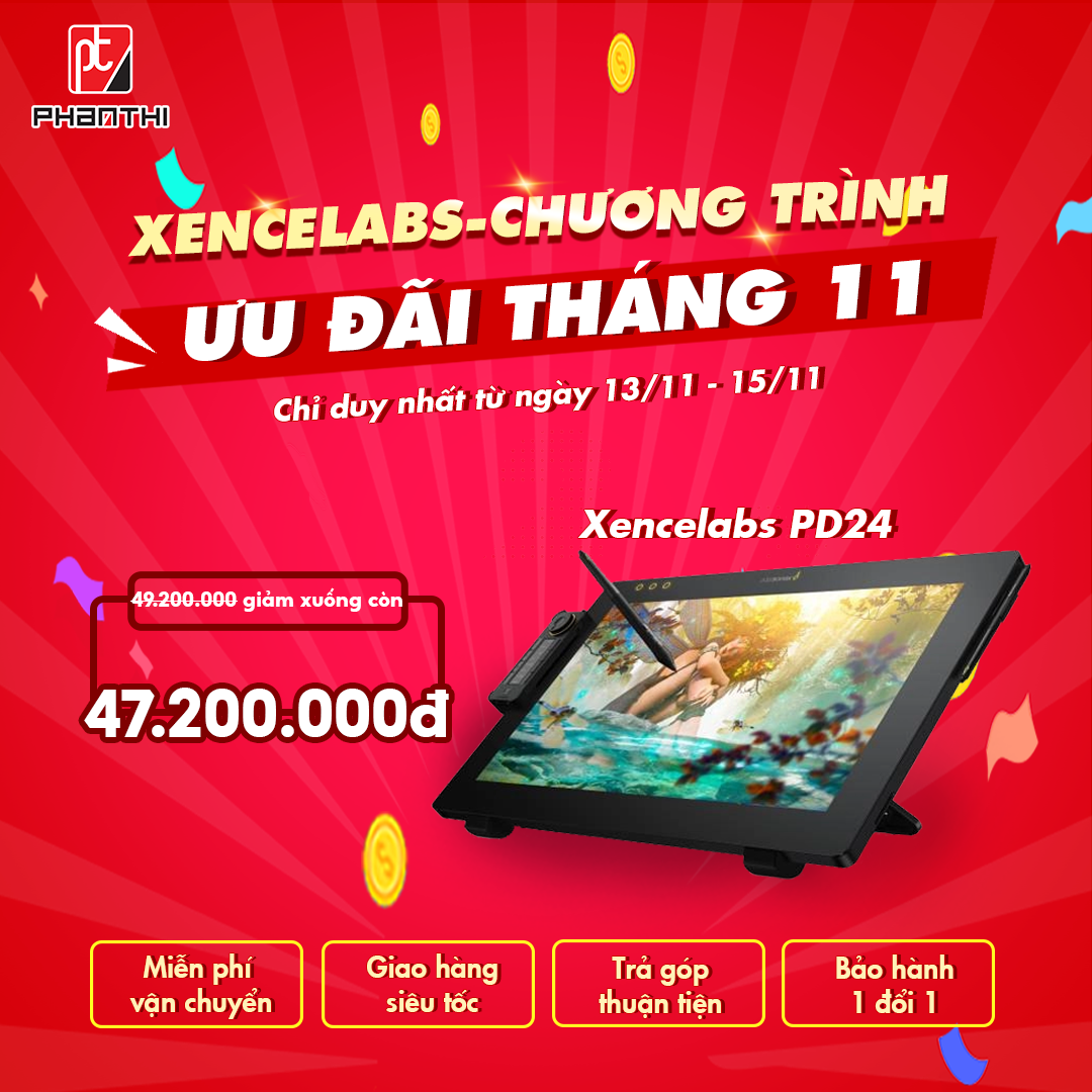 Xencelabs PD24 - Chương trình khuyến mãi tháng 11