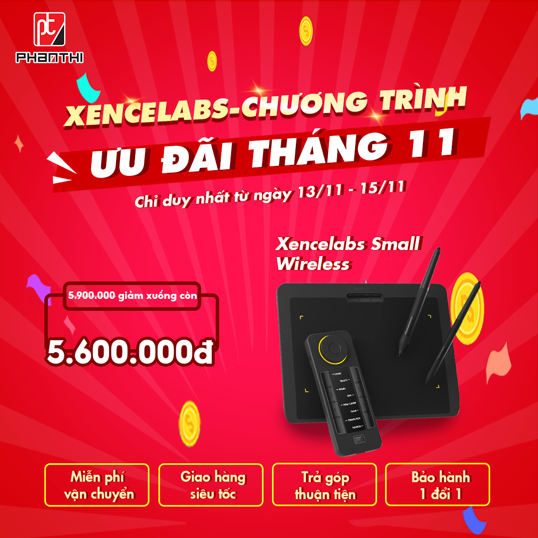 Xencelabs Small - Chương trình khuyến mãi tháng 11