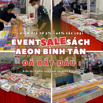 Event Hội Sách Sale Đến 40% Tại Aeon Bình Tân 