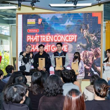 PHAN THI x ARENA MULTIMEDIA TỔ CHỨC WORKSHOP “PHÁT TRIỂN CONCEPT NHÂN VẬT GAME” 