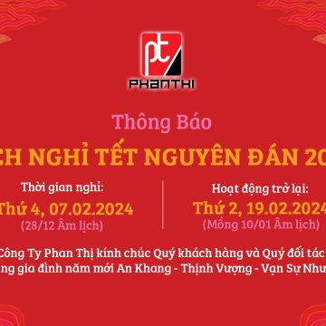 THÔNG BÁO LỊCH NGHỈ TẾT NGUYÊN ĐÁN 2024 