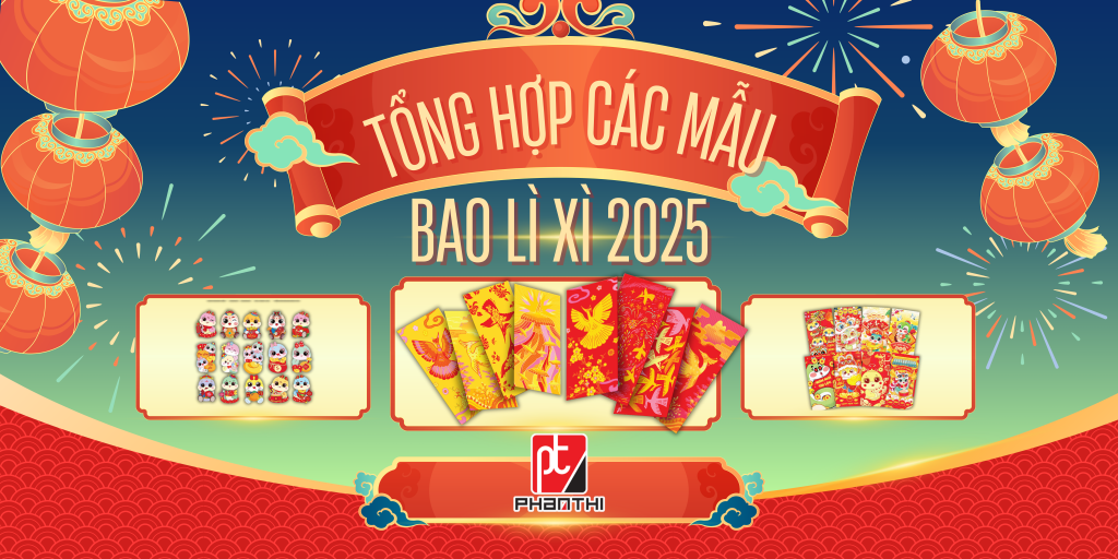 Bao lì xì 2025, Tổng hợp mẫu bao lì xì, Thiết kế bao lì xì đẹp, Xu hướng bao lì xì Tết, Bao lì xì truyền thống và hiện đại, bao lì xì Tết An Lạc 2025, lì xì 2025