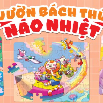 Bộ Puzzle Vườn Bách Thú Náo Nhiệt 